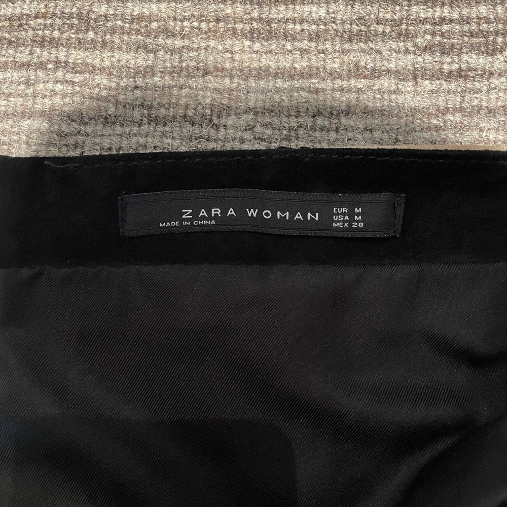 LEATHER PATCHWORK SKIRT - Picture 5 of 5
